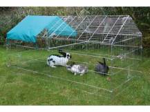 Obrázek k výrobku 81050 - Výběh pro králíky, hlodavce a drůbež KERBL 220x103x103 cm