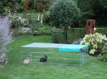 Obrázek k výrobku 81048 - Výběh pro králíky, hlodavce a drůbež KERBL 230 x 115 x 70 cm