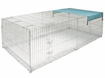 Obrázek k výrobku 81048 - Výběh pro králíky, hlodavce a drůbež KERBL 230 x 115 x 70 cm