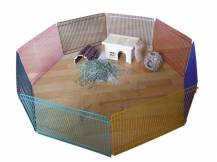 Obrázek k výrobku 81377 - Výběh pro křečky a malé hlodavce KERBL, osmistěnný 34x23 cm