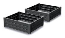 Obrázek k výrobku 93963 - Vyvýšený záhon 2 ks BASE PLANT 75,6 cm - antracit