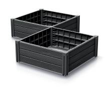 Obrázek k výrobku 93963 - Vyvýšený záhon 2 ks BASE PLANT 75,6 cm - antracit