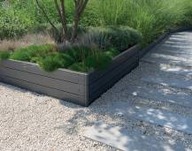 Obrázek k výrobku 82631 - Vyvýšený záhon BASE WOODY antracit 75,6cm
