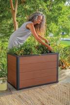 Obrázek k výrobku 82634 - Vyvýšený záhon KETER Mobile Maple Urban Garden Bed 88l hnědý