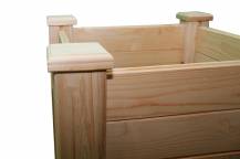 Obrázek k výrobku 69066 - vyvýšený záhon LANITPLAST HOLZKISTE2 natur