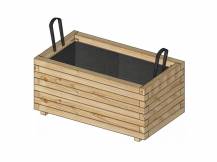 Obrázek k výrobku 70764 - vyvýšený záhon LANITPLAST MADRID4 (S7237)