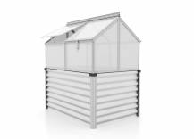 Obrázek k výrobku 80705 - vyvýšený záhon s pařeništěm VITAVIA GAIA JUMBO PC 4 mm stříbrný LG3733