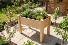 Obrázek k výrobku 68991 - vyvýšený záhon / truhlík LANITPLAST LARGE3 natur LG2355