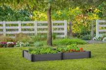 Obrázek k výrobku 82727 - VYVÝŠENÝ ZÁHON VISTA MODULAR DUO - ŠEDÁ