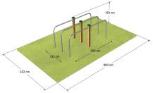 Obrázek k výrobku 47516 - Workoutový prvek - Monkey