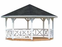 Obrázek k výrobku 18457 - Zahradní altán Betty 18 m2 průměr 465 cm