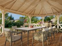 Obrázek k výrobku 48890 - Zahradní altán Betty 25,0 m2 467x617 cm  .