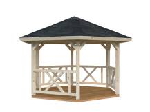 Obrázek k výrobku 18459 - Zahradní altán Betty 9,9 m2 průměr 337 cm