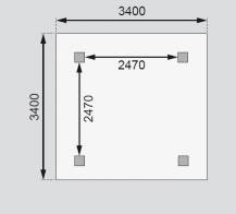 Obrázek k výrobku 22107 - zahradní altán KARIBU SEVILLA 28743