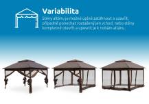 Obrázek k výrobku 90280 - Zahradní Altán Vista 3x3 m