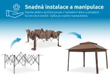 Obrázek k výrobku 90280 - Zahradní Altán Vista 3x3 m