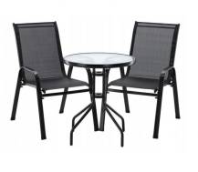 Obrázek k výrobku 90359 - Zahradní balkónový set STELA černý