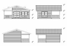 Obrázek k výrobku 39377 - Zahradní chata AGNETA 18,8 + 28,8 m2  750 x 650 cm tl. 70 mm