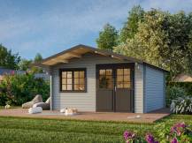 Obrázek k výrobku 39176 - ZAHRADNÍ DOMEK Britta 17,5 m2 446 x 446 cm tl.:40 mm