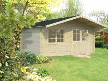 Obrázek k výrobku 39176 - ZAHRADNÍ DOMEK Britta 17,5 m2 446 x 446 cm tl.:40 mm