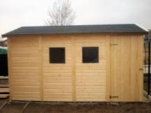 Obrázek k výrobku 20559 - ZAHRADNÍ DOMEK Dan 10 m2 - (5 + 5 m2)  (273 x 370) tl.16 mm