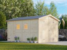 Obrázek k výrobku 20559 - ZAHRADNÍ DOMEK Dan 10 m2 - (5 + 5 m2)  (273 x 370) tl.16 mm
