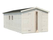 Obrázek k výrobku 39378 - Zahradní domek DAN 14,2 m2 (7,1 + 7,1 m2) 273 x 550 cm tl. 16 mm