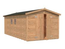 Obrázek k výrobku 39378 - Zahradní domek DAN 14,2 m2 (7,1 + 7,1 m2) 273 x 550 cm tl. 16 mm