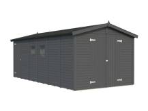 Obrázek k výrobku 39378 - Zahradní domek DAN 14,2 m2 (7,1 + 7,1 m2) 273 x 550 cm tl. 16 mm