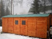 Obrázek k výrobku 39378 - Zahradní domek DAN 14,2 m2 (7,1 + 7,1 m2) 273 x 550 cm tl. 16 mm
