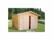 Obrázek k výrobku 20513 - ZAHRADNÍ DOMEK Eco Bergerac - plné dveře - na nářadí (295cm x 295cm) tl. 28mm