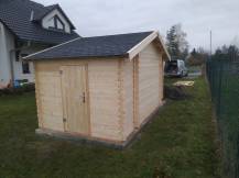 Obrázek k výrobku 34629 - Zahradní domek EKO-LINE Meribel 5,1 + 1,5 m2 404 x 230 cm tl. 19 mm