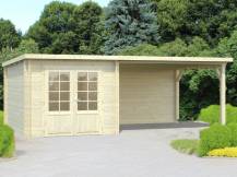 Obrázek k výrobku 34903 - ZAHRADNI DOMEK Ella 6,9 + 10,0 m2 610 x 320 cm tl.: 28 mm