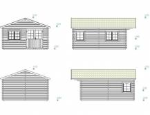 Obrázek k výrobku 21058 - ZAHRADNÍ DOMEK Emily 22,8 m2 (470x550cm) tl. 44mm