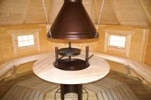 Obrázek k výrobku 18453 - ZAHRADNÍ DOMEK Eva 11,4 m2  (průměr 379 cm) 44mm