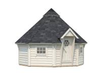 Obrázek k výrobku 18453 - ZAHRADNÍ DOMEK Eva 11,4 m2  (průměr 379 cm) 44mm