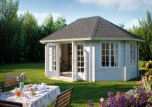 Obrázek k výrobku 21047 - ZAHRADNÍ DOMEK Hanna 20,3 m2  (421x571cm) tl. 44mm