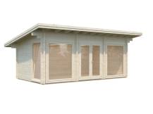 Obrázek k výrobku 20959 - ZAHRADNÍ DOMEK Heidi 19,7 m2 (640x360cm) tl. 70mm