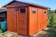 Obrázek k výrobku 61060 - Zahradní domek HEROLD A3322 6,3 m2 327x221 cm tl. 19 mm