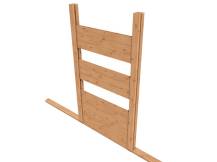 Obrázek k výrobku 90595 - Zahradní domek HEROLD A3322 Plus s terasou (6,3 + 3,1 m2) Zahradní domek HEROLD A3322 Plus s terasou  (6,3 + 3,1 m2)