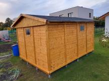 Obrázek k výrobku 61061 - Zahradní domek HEROLD A3344 12,9 m2 327x433 cm tl. 19 mm