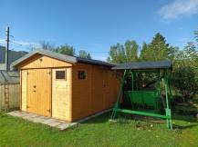 Obrázek k výrobku 61061 - Zahradní domek HEROLD A3344 12,9 m2 327x433 cm tl. 19 mm