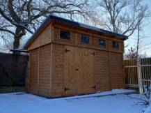 Obrázek k výrobku 61322 - Zahradní domek HEROLD P4422 8,5 m2 443x221 cm tl. 19 mm