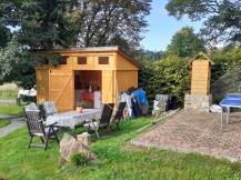 Obrázek k výrobku 61322 - Zahradní domek HEROLD P4422 8,5 m2 443x221 cm tl. 19 mm