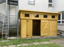 Obrázek k výrobku 61322 - Zahradní domek HEROLD P4422 8,5 m2 443x221 cm tl. 19 mm