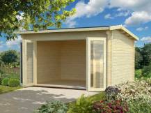 Obrázek k výrobku 39275 - Zahradní domek INES 11,1 m2 410 x 320 cm tl 44 mm.