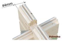 Obrázek k výrobku 82557 - Zahradní domek INES 11,1 m2 s posuvnými dveřmi Zahradní domek INES 11,1 m2 s posuvnými dveřmi