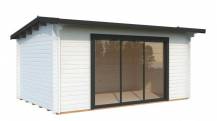 Obrázek k výrobku 82559 - Zahradní domek INES 13,7 m2 s posuvnými dveřmi 500 x 320 cm tl. 44 mm