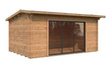 Obrázek k výrobku 82559 - Zahradní domek INES 13,7 m2 s posuvnými dveřmi Zahradní domek INES 13,7 m2  s posuvnými dveřmi
