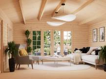 Obrázek k výrobku 21035 - ZAHRADNÍ DOMEK  Irene 23,9 m2 (470x570cm) tl. 44mm